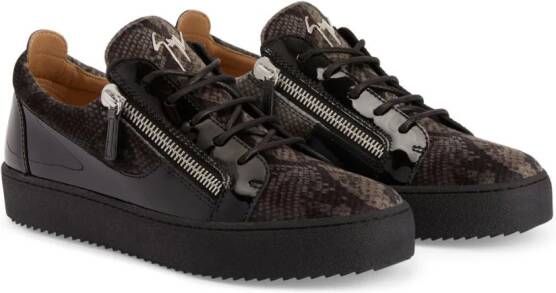 Giuseppe Zanotti Frankie low-top sneakers Zwart