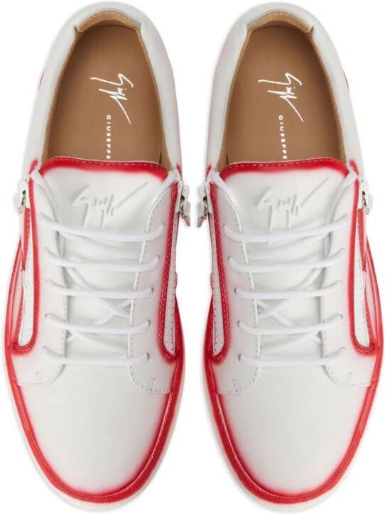 Giuseppe Zanotti Frankie low-top sneakers Wit