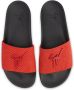 Giuseppe Zanotti Frankie slippers met logoplakkaat Zwart - Thumbnail 2