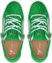 Giuseppe Zanotti Frankie sneakers met glitter Groen - Thumbnail 4