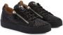 Giuseppe Zanotti Frankie sneakers met glitter Zwart - Thumbnail 2