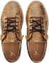 Giuseppe Zanotti Frankie sneakers met krokodillenleer-effect Goud - Thumbnail 4