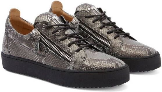 Giuseppe Zanotti Frankie sneakers met print Zwart