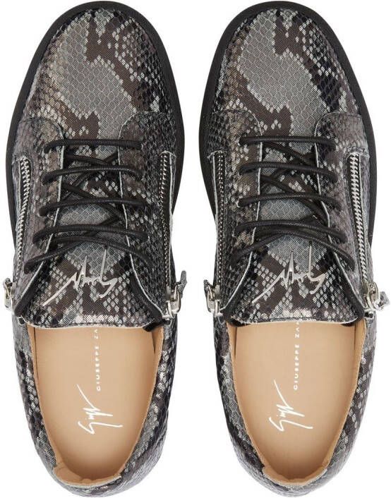 Giuseppe Zanotti Frankie sneakers met print Zwart