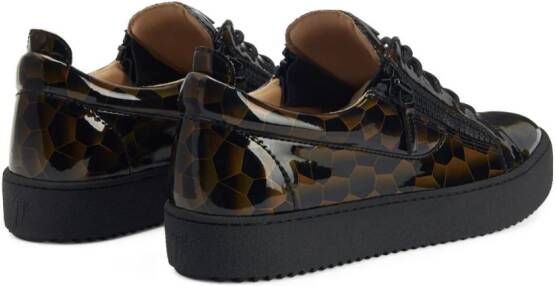 Giuseppe Zanotti Frankie sneakers met print Zwart