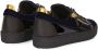 Giuseppe Zanotti Frankie sneakers met rits Blauw - Thumbnail 3