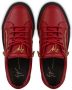 Giuseppe Zanotti Frankie sneakers met rits Rood - Thumbnail 4