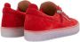 Giuseppe Zanotti Frankie sneakers met ritsdetail Rood - Thumbnail 3