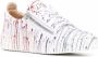 Giuseppe Zanotti Frankie sneakers met verfspatten Wit - Thumbnail 2