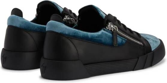 Giuseppe Zanotti Frankie sneakers met vlakken Zwart