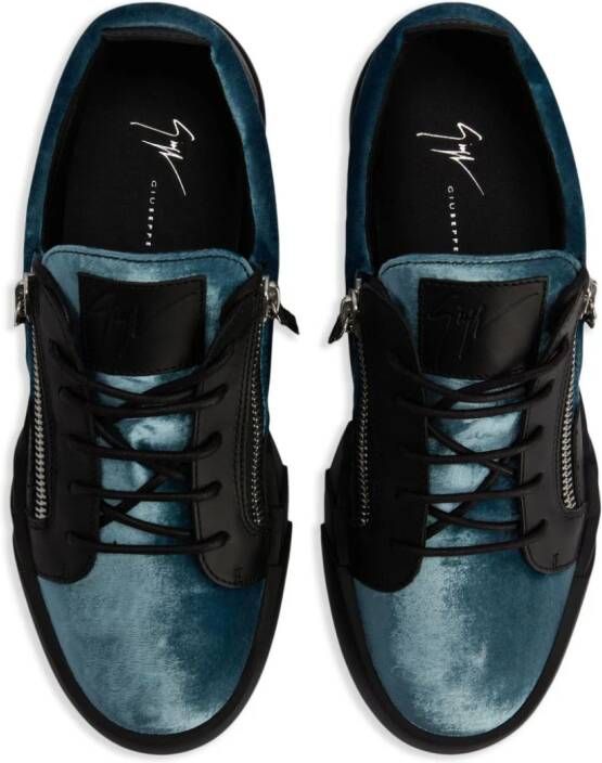 Giuseppe Zanotti Frankie sneakers met vlakken Zwart