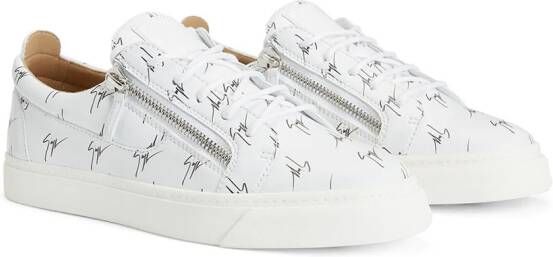 Giuseppe Zanotti Frankie sneakers Wit