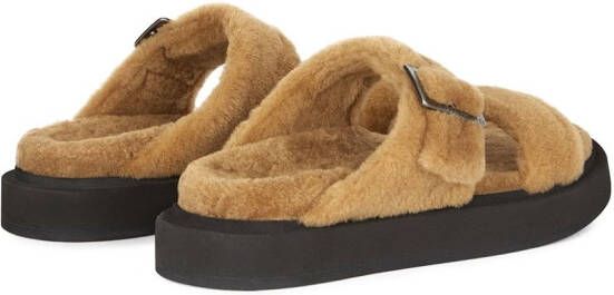 Giuseppe Zanotti Furry Him sandalen Bruin