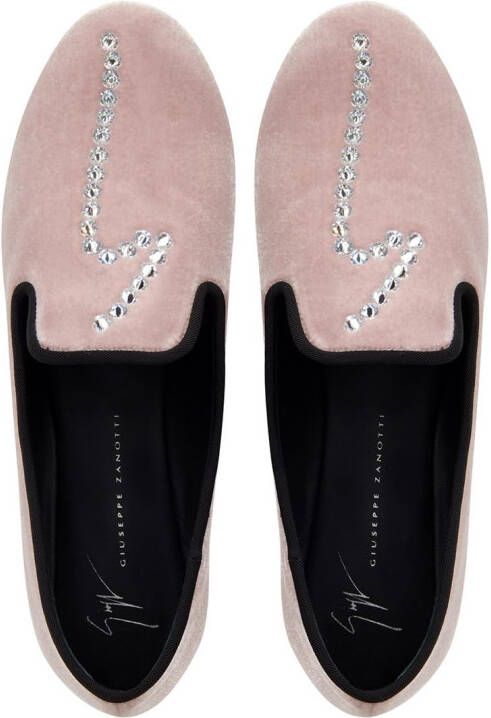 Giuseppe Zanotti G-dalila loafers Roze