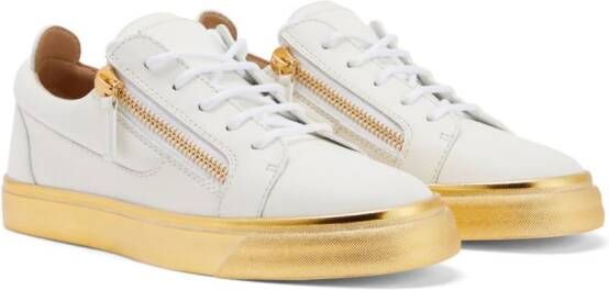 Giuseppe Zanotti Gail leren sneakers Wit