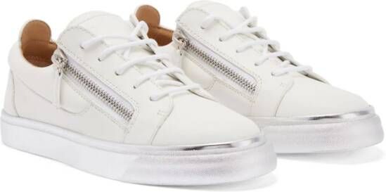 Giuseppe Zanotti Gail leren sneakers Wit