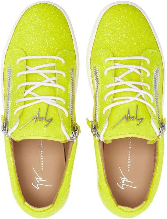 Giuseppe Zanotti Gail low-top sneakers Geel