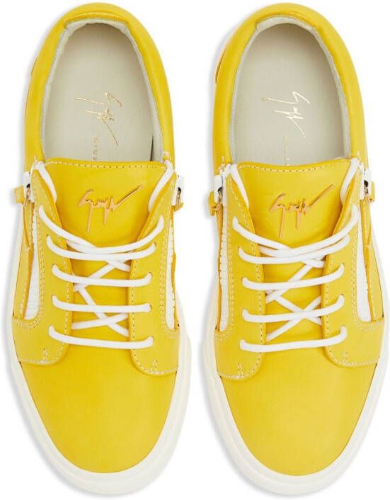 Giuseppe Zanotti Gail low-top sneakers Geel