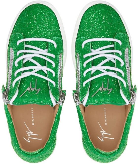 Giuseppe Zanotti Gail low-top sneakers Groen