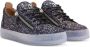 Giuseppe Zanotti Gail low-top sneakers met glitters Zwart - Thumbnail 2