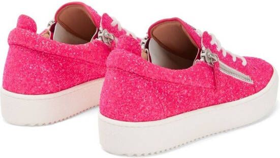 Giuseppe Zanotti Gail low-top sneakers Roze