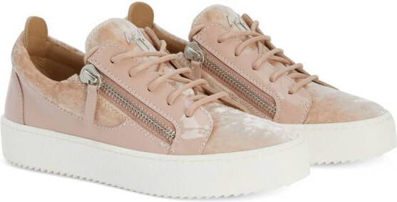 Giuseppe Zanotti Gail low-top sneakers Roze