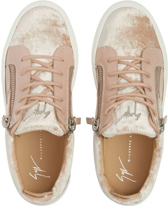 Giuseppe Zanotti Gail low-top sneakers Roze