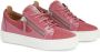 Giuseppe Zanotti Gail low-top sneakers Roze - Thumbnail 2