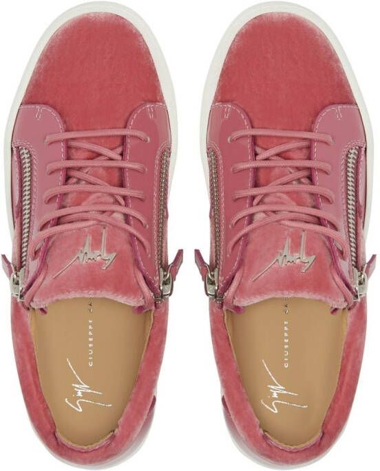 Giuseppe Zanotti Gail low-top sneakers Roze