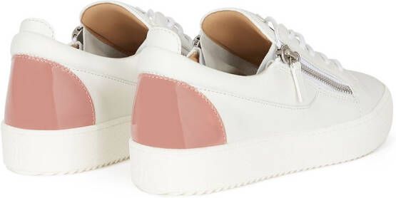 Giuseppe Zanotti Gail low-top sneakers Wit