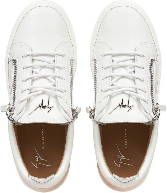 Giuseppe Zanotti Gail low-top sneakers Wit