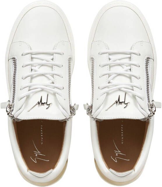Giuseppe Zanotti Gail low-top sneakers Wit