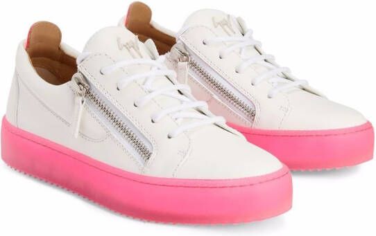 Giuseppe Zanotti Gail low-top sneakers Wit