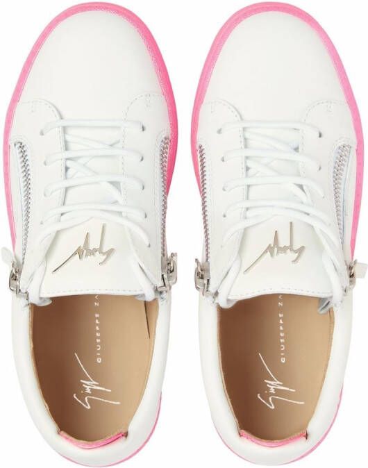 Giuseppe Zanotti Gail low-top sneakers Wit