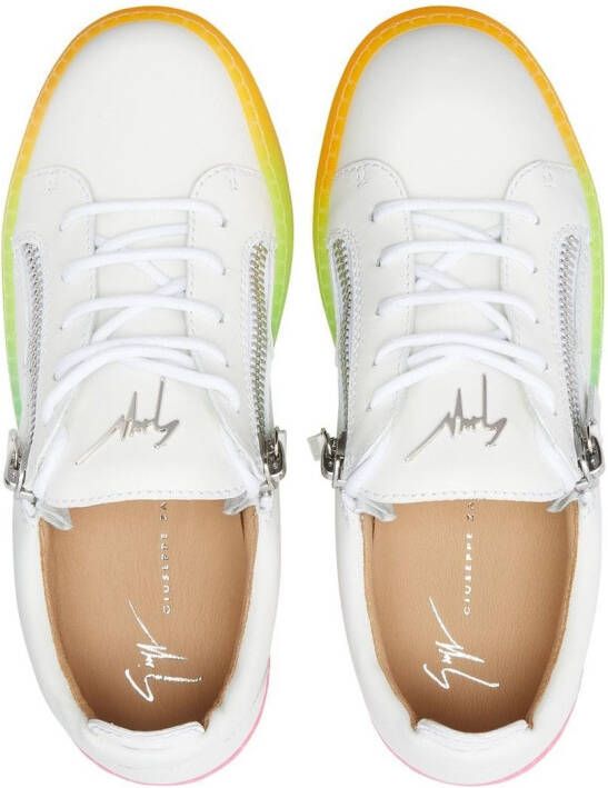 Giuseppe Zanotti Gail low-top sneakers Wit