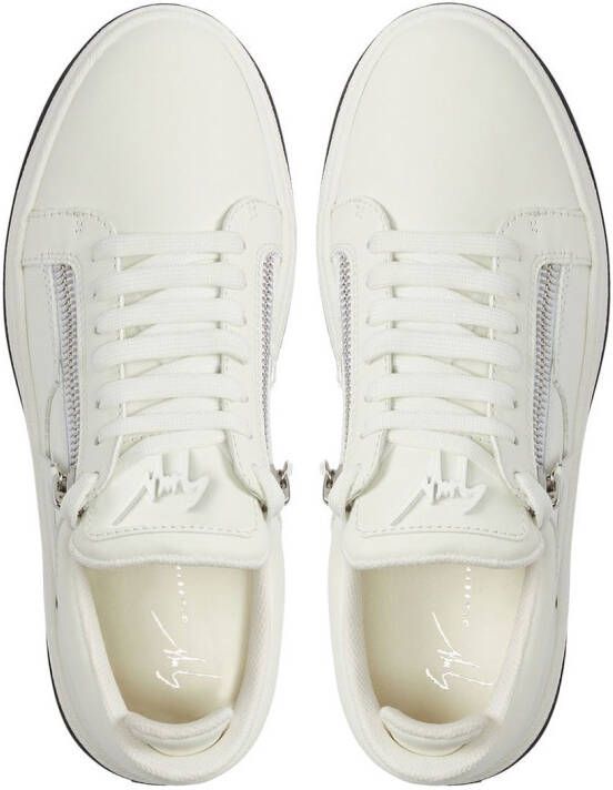 Giuseppe Zanotti Gail low-top sneakers Wit