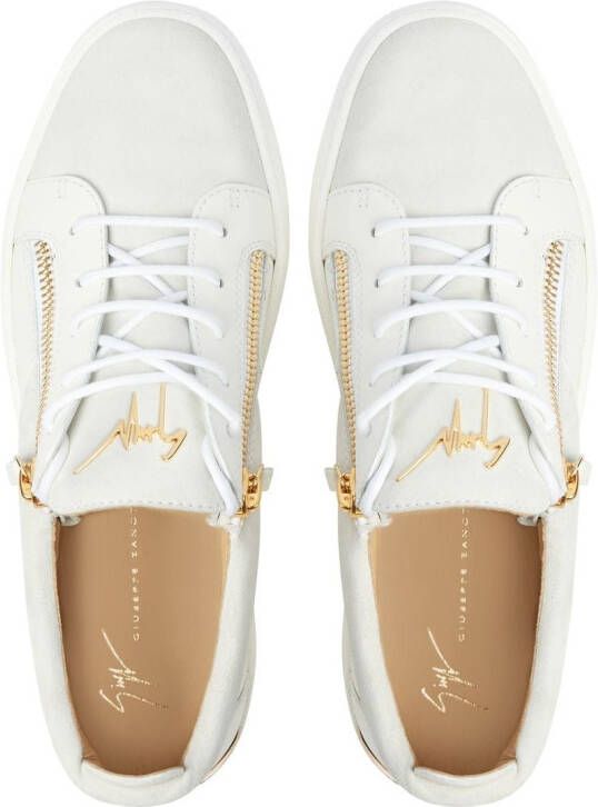 Giuseppe Zanotti Gail low-top sneakers Wit