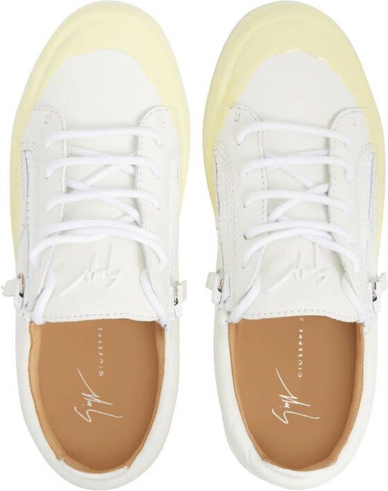 Giuseppe Zanotti Gail Match low-top sneakers Wit