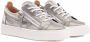 Giuseppe Zanotti Gail metallic sneakers Zilver - Thumbnail 2