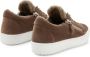 Giuseppe Zanotti Gail sneakers met afwerking van scheerwol Bruin - Thumbnail 3