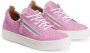Giuseppe Zanotti Gail sneakers met glitter Roze - Thumbnail 2