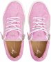 Giuseppe Zanotti Gail sneakers met glitter Roze - Thumbnail 4