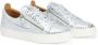 Giuseppe Zanotti Gail sneakers met monogramprint Zilver - Thumbnail 2