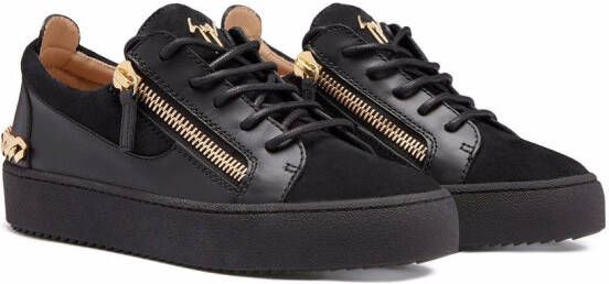 Giuseppe Zanotti Gail sneakers met schakelketting Zwart