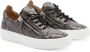 Giuseppe Zanotti Gail sneakers met slangenleer-effect Zwart - Thumbnail 2