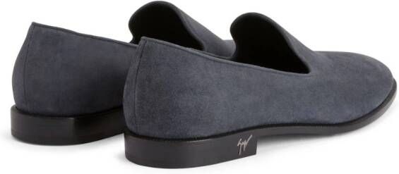 Giuseppe Zanotti Gatieni suède loafers Grijs