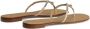 Giuseppe Zanotti Gentille leren teenslippers Beige - Thumbnail 3