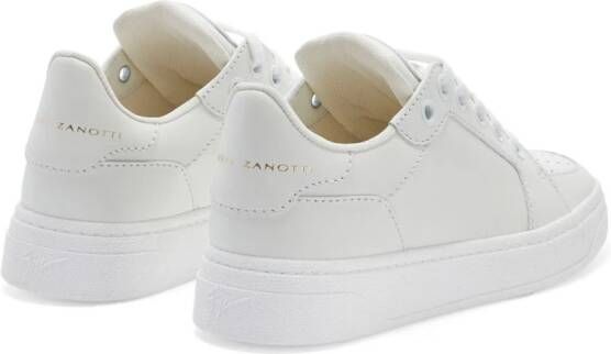 Giuseppe Zanotti Geperforeerde sneakers Wit