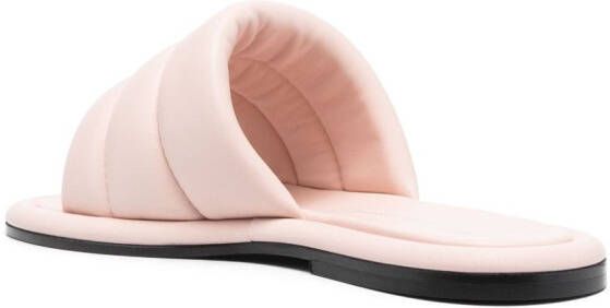 Giuseppe Zanotti Gewatteerde slippers Roze