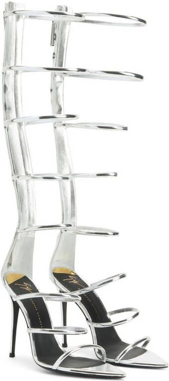 Giuseppe Zanotti Gladiator sandalen Zilver